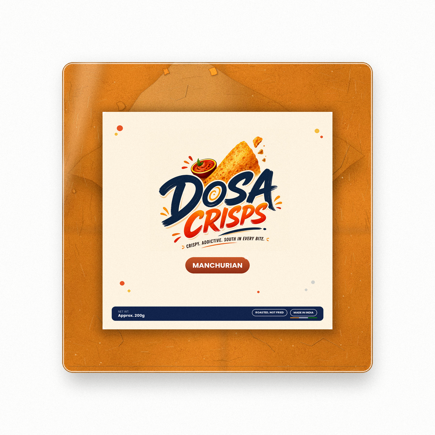 Dosa Crisps — Manchurian